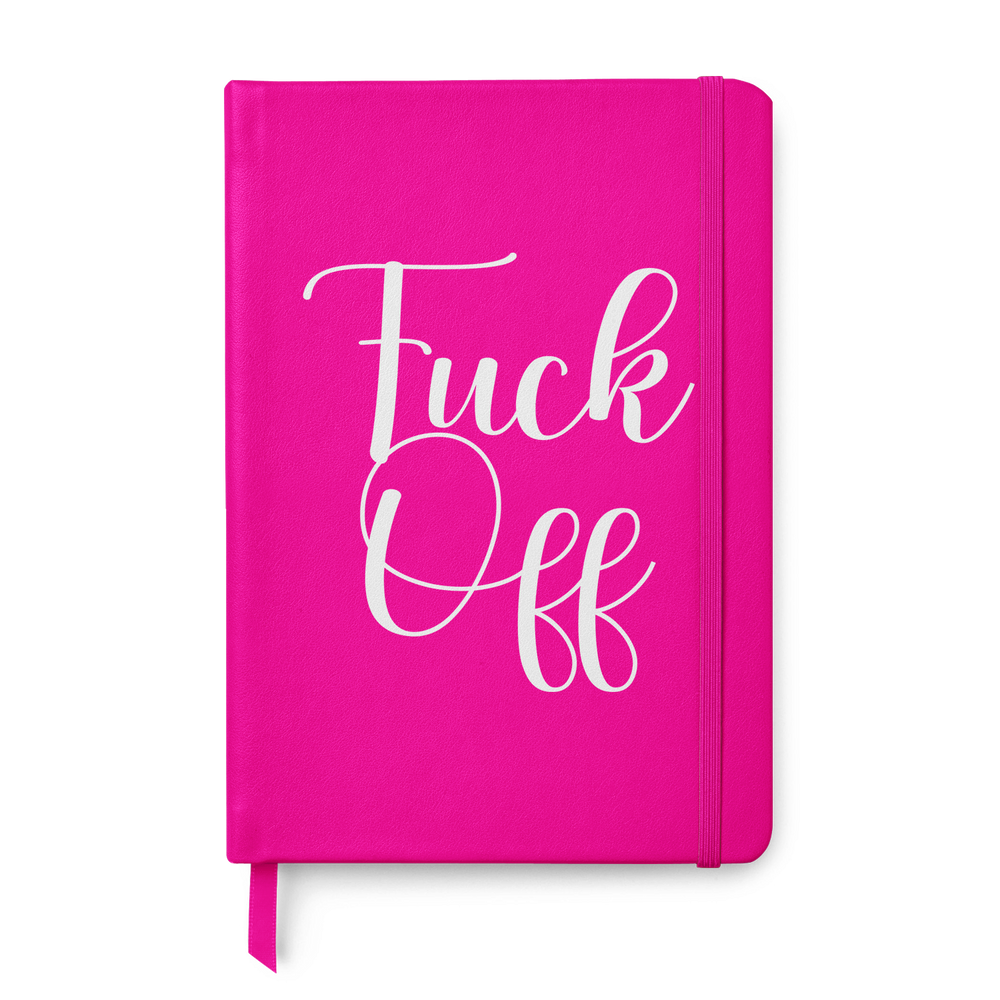 Fuck off Leather Style Notebook #3 image